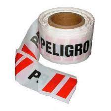 CINTA PELIGRO DOBLE 8 CM (x 200 mts) 