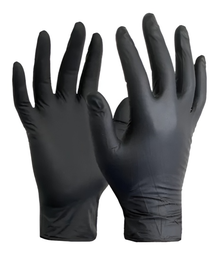 GUANTE NITRILO DESCARTABLE NEGRO (x 100 u) (S)