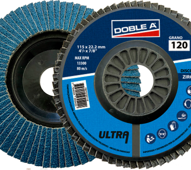 DISCO FLAP 180 ULTRA ZIR. RES.PLASTICO DOBLE A