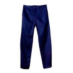 PANTALON ALGODON AZUL