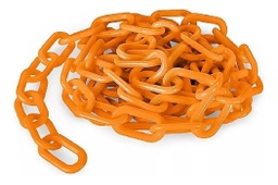 [1493] CADENA PLASTICA NARANJA FLUO 08